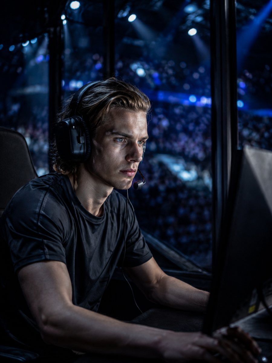 Milan “KODEX” Ostrowski on a tournament stage